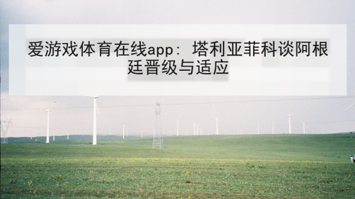 爱游戏体育在线app: 塔利亚菲科谈阿根廷晋级与适应 爱游戏体育在线app: 塔利亚菲科谈阿根廷晋级与适应